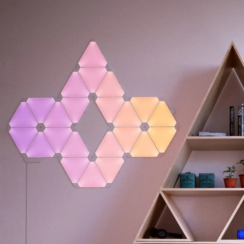 Оригинальный Xiaomi Nanoleaf полноцветный умный нечетный свет комплект работает с