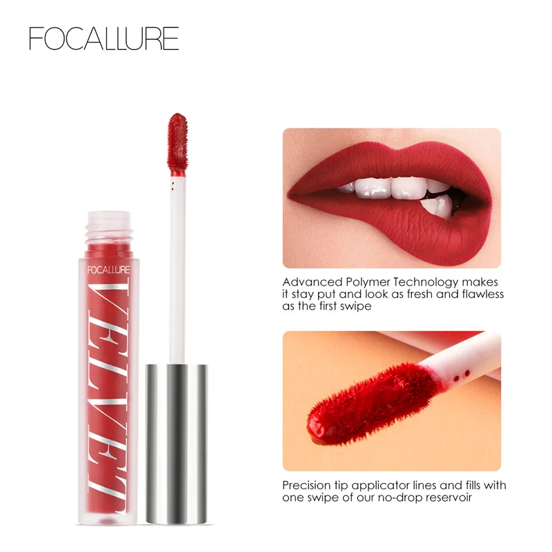 Focallure Matte губная помада бархатная помада длинный-долговременный увлажнитель блеск для губ Ремонт Профессиональная Косметика для макияжа губ