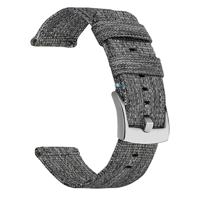 Новый нейлоновый холщовый ремешок для Xiaomi huami Amazfit Bip часов samsung gear S3 S2 браслет