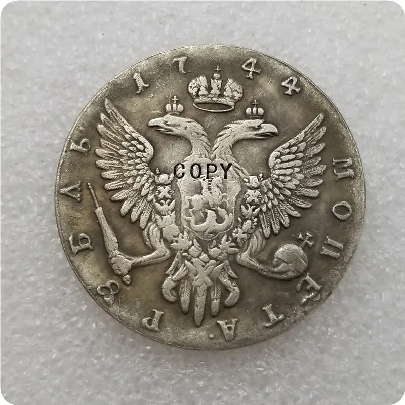 1743-1750 CIIb Россия 1 рубль копия бесплатная доставка | Дом и сад