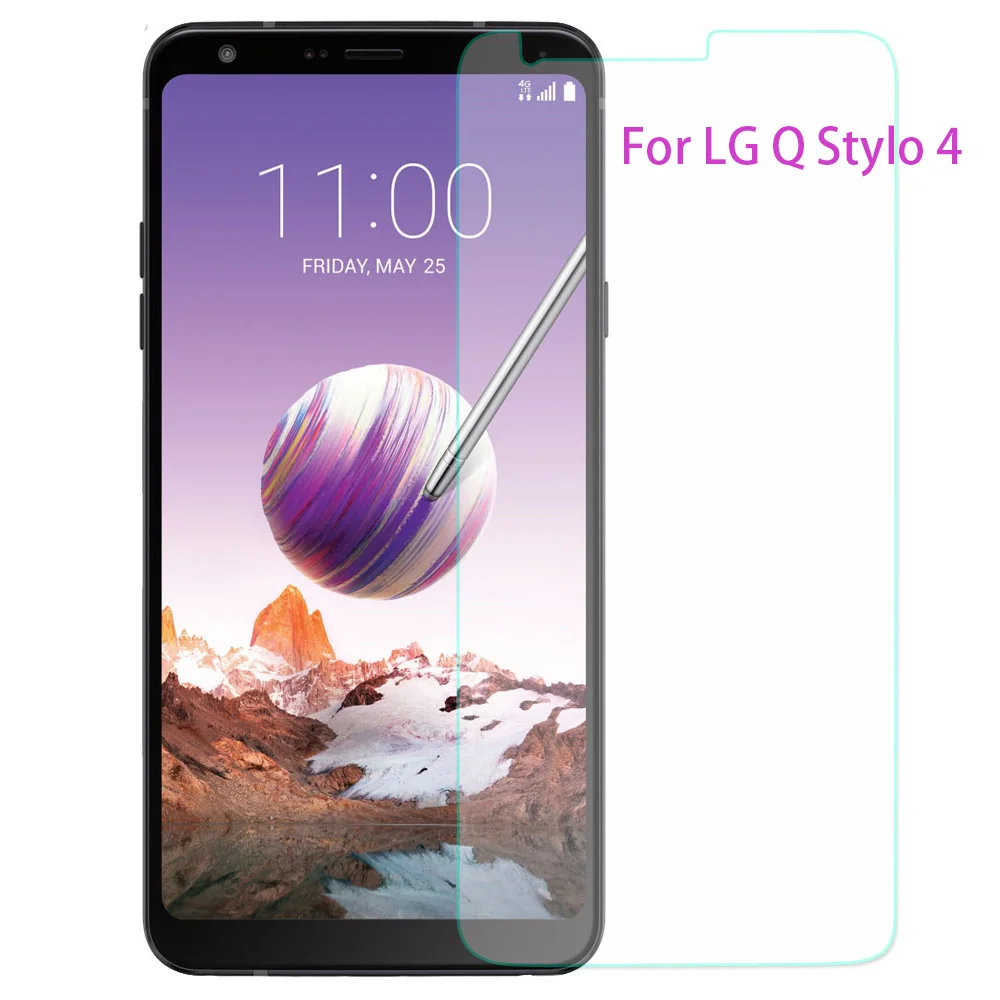 2 шт. защитная пленка из закаленного стекла Naxtop 2.5D для LG Q7/Q Stylo 4/Q Stylus/G7 ThinQ/G7 One/Q9 One/G7