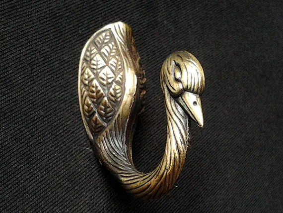 Настенная вешалка с птицами/уникальный винтажный крючок/металлическая Античная