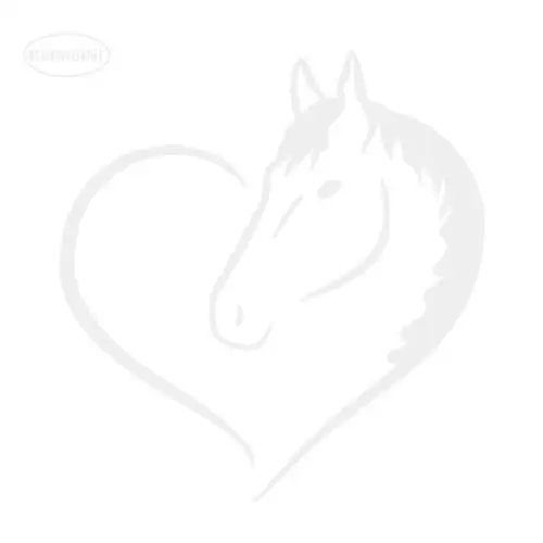 HotMeiNi Love Horse Heart виниловая наклейка автомобильная авто украшение автомобильный