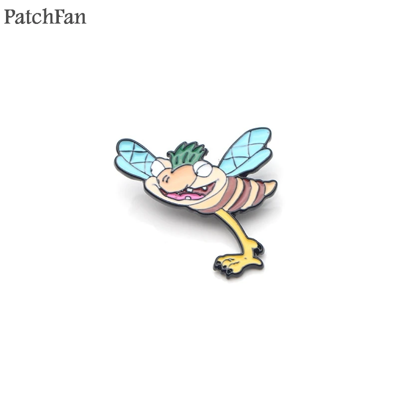 Patchfan ааааа! Настоящими монстрами! Zimbo Krumm втулка галстук булавки броши для рюкзака, одежды для мужчин и женщин Декоративные значки медаль A1327