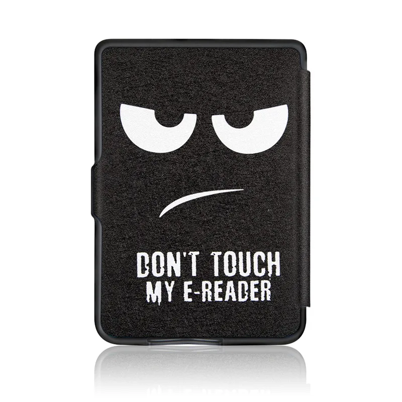 Big eyes Печатный чехол из искусственной кожи чехол для Kobo Clara N249 Прозрачный HD 6," чехол для электронной книги силиконовый Магнитный защитный Чехол+ пленка+ стилус - Цвет: Big eyes