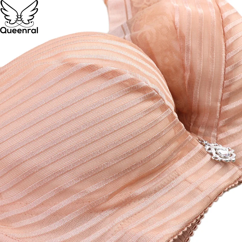 Queenral Push Up Bralette бюстгальтеры для Для женщин нижнее белье bh Сексуальное белье плюс Размеры CDE чашки бюстгальтера мягкой soutien ущелье большой размеры бюстгальтер Бюстгалтер лифчик бюстгальтер женское бе