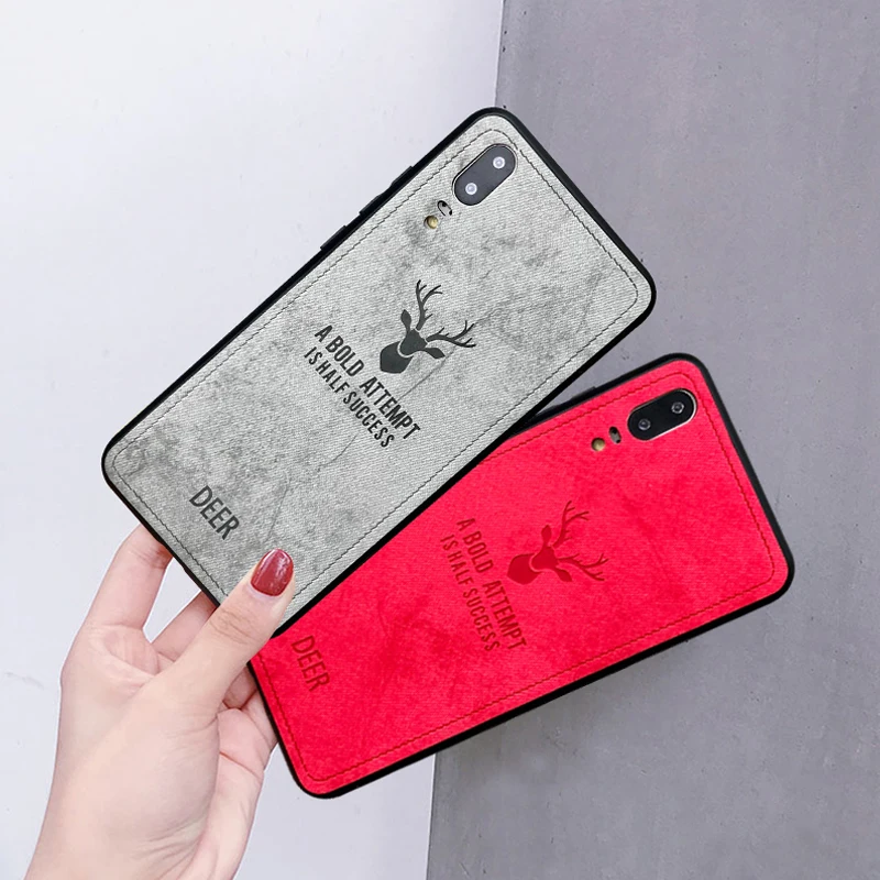 3D рельефный тканевый чехол для мобильного телефона с оленем huawei honor note 10 note10 man