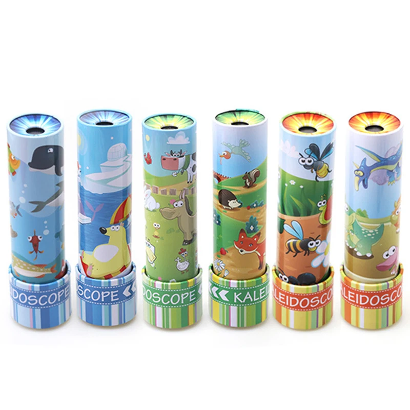 Новый вращающийся калейдоскоп 3D различные узоры расширенное вращение