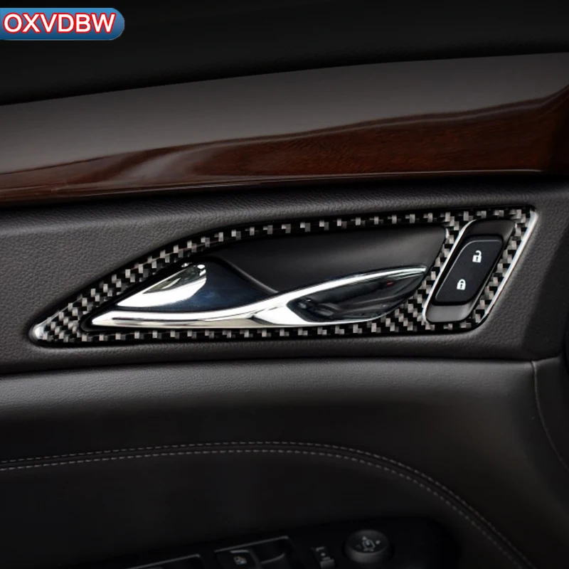 Аксессуары для cadillac srx 2010 2011 2013 2015 LHD RHD наклейка из углеродного волокна интерьера