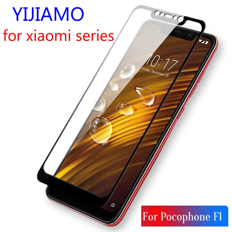 Закаленное стекло для Xiaomi Pocophone F1 Защитное экрана mi 8 se Mi A2 Lite 6 X защитное |
