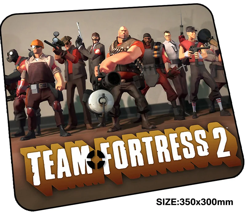 Коврик для мыши team fortress 2 gamer 350x300x3 мм игровой коврик милый ноутбука аксессуары ПК