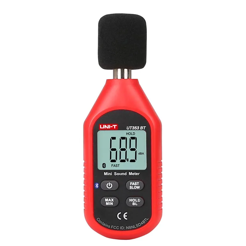 

UNI-T UT353BT измеритель уровня звука цифровой измеритель уровня шума Bluetooth 30-130dB децибел мониторинг уровня звука