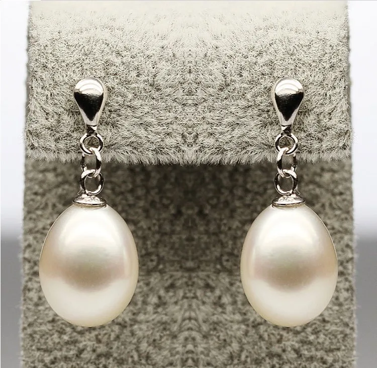 ASHIQI 100% натуральный пресноводный жемчуг Висячие серьги для женщин ювелирные