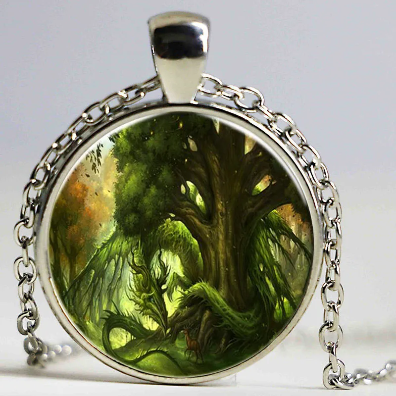 Новые Птерозавр Juke кабошон Цепочки и ожерелья античная бронза покрытие кулон Best