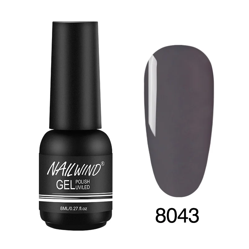 Гель nailwind лак для ногтей неоновый гель гибридные Лаки Полупостоянный лак для ногтей УФ основа верхнее покрытие 8 мл все для маникюра гель лак - Цвет: 8043