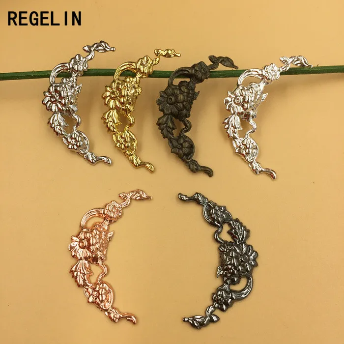 REGELIN винтажные медные Подвески в форме цветка 20 шт./лот для самостоятельного