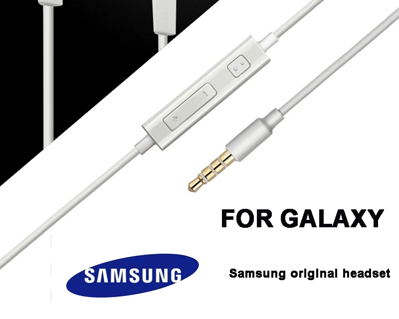 SAMSUNG EHS64 проводные наушники со встроенным микрофоном наушники-вкладыши 3,5 мм с беспроводным bluetooth-адаптером для XiaoMi HuaWei