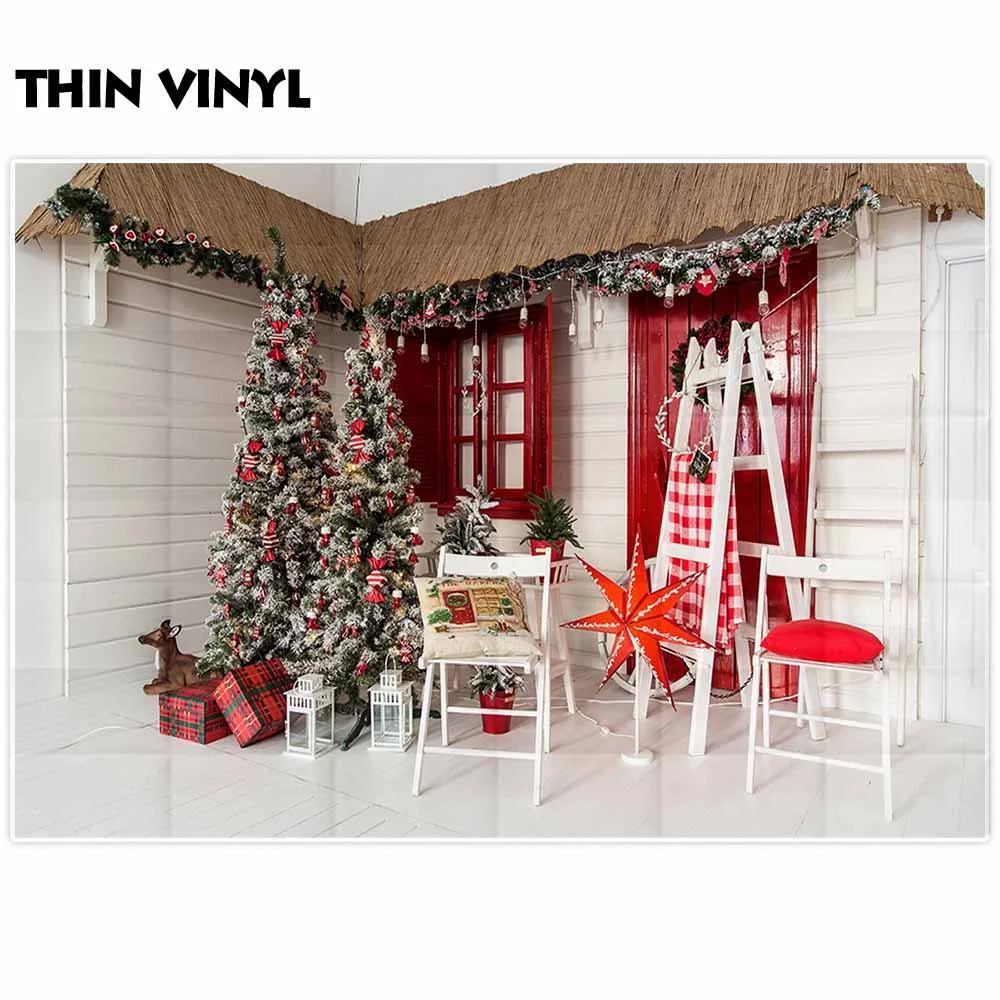 Фон Funnytree рождественские украшения для дома и улицы деревянные деревья подарок