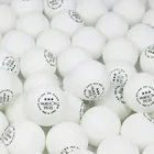 Мячи для настольного тенниса Huieson 50 шт.пакет 40 + мм 3 звезды, мячи из нового материала из АБС-пластика для пинг-понга, тренировочные мячи для настольного тенниса и клуба