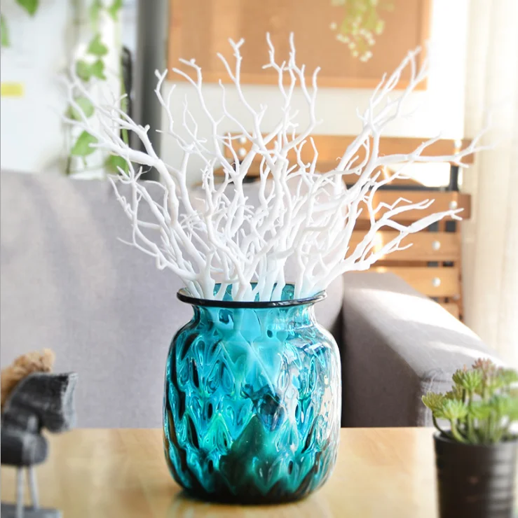 1 шт. абрикосовые темные ведьма искусственный цветок оленьи рога двойные ветки