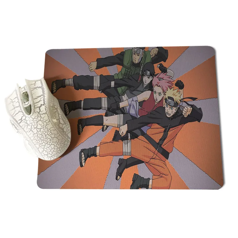 Babaite Новая печатная офисная мышка Наруто геймер мягкий коврик для мыши Размер