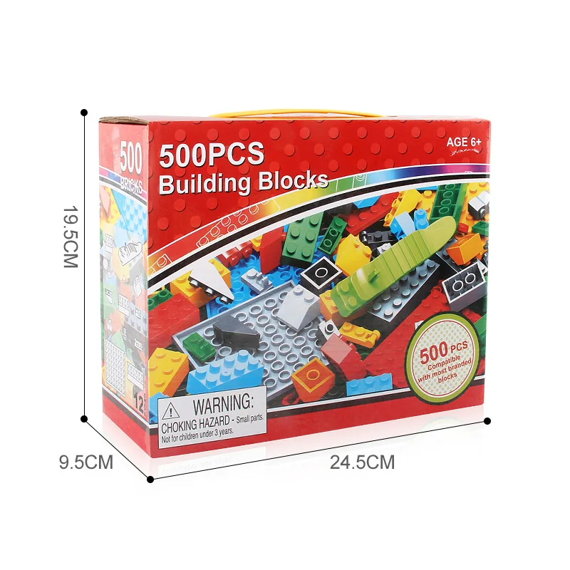 500 шт. детский Конструктор LEGO сделай сам | Игрушки и хобби