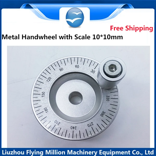 Бесплатная доставка чпу металл маховик со шкалой 10 * мм диаметр 63 костюм для