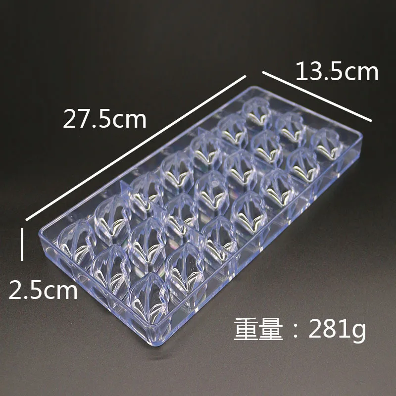 21 Grids Multiple Styles Chocolate Mold Polycarbonate High Quality Chocolate Mould Candy Mold Baking Tools