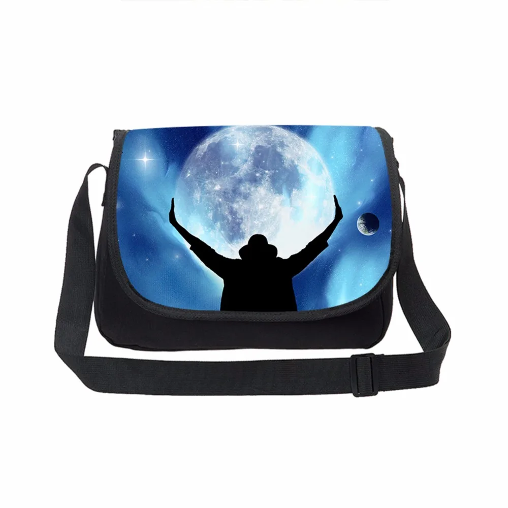 Разноцветная сумка-мессенджер с принтом жизни Женская Повседневная дорожная