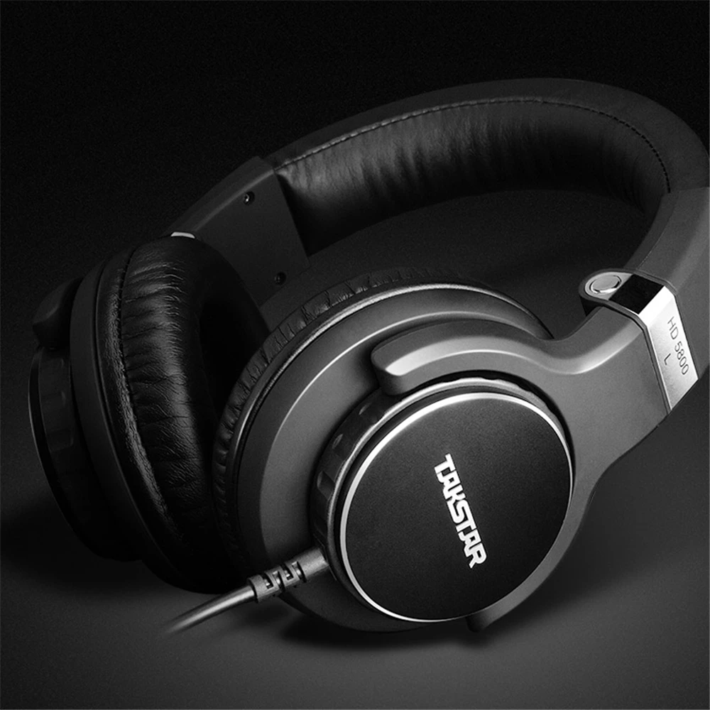 Новейший Takstar HD5800 MFi профессиональный монитор наушники с микрофоном динамическая студийная Музыкальная гарнитура шумоподавление