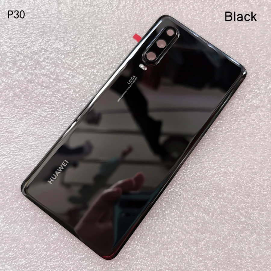 Оригинальная Задняя стеклянная крышка для huawei P30 Pro P30pro корпус батарея задняя дверь запасные части+ клей+ камера вспышка объектив VOG