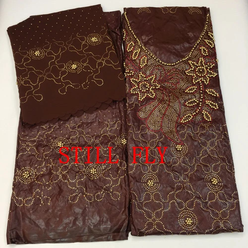 Bazin riche getzner nouveau hot sale jacquard brocade fabric with beads and stones latest basin riche getzner 7yards/lot
