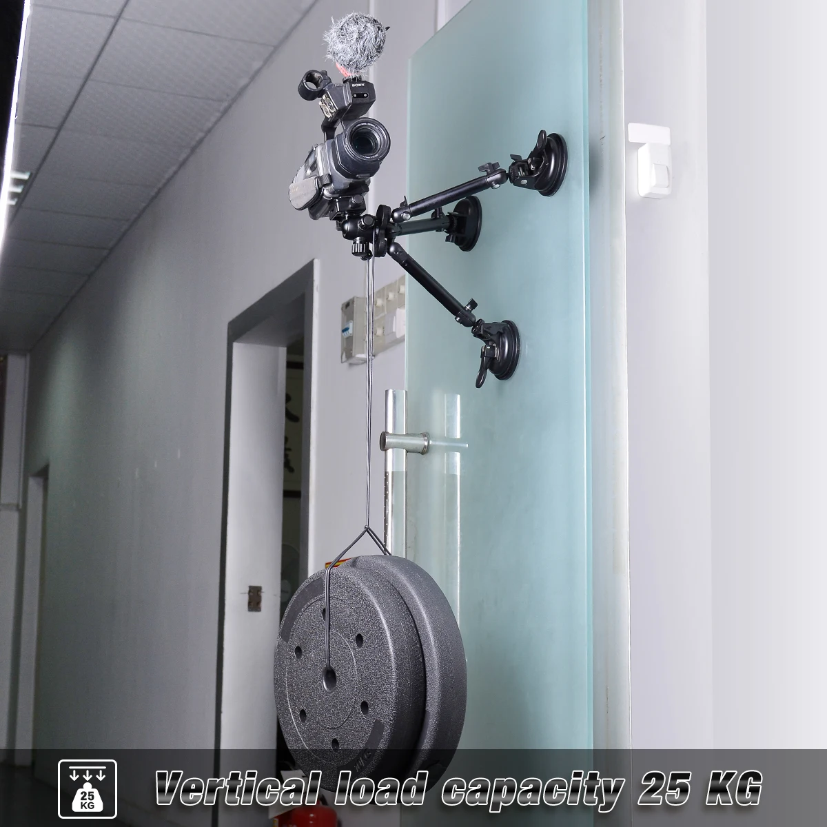 Тройная Вакуумная присоска сверхмощная камера держатель крепление для Canon 5D Mark IV 1Ds Mark II Nikon D810 D700 D5 DSLR камеры съемки