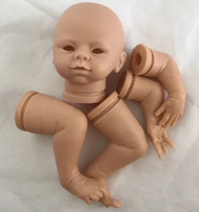Силиконовая кукла Неокрашенный запчасти Горячая распродажа! закрытыми глазами