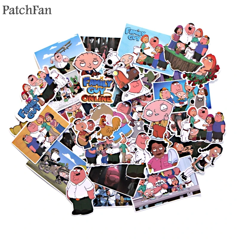 Patchfan 55 шт. семейный парень мультфильм дети игрушки стикер для DIY Скрапбукинг альбом багаж ноутбук телефон наклейки на ноутбуки стикер A1534