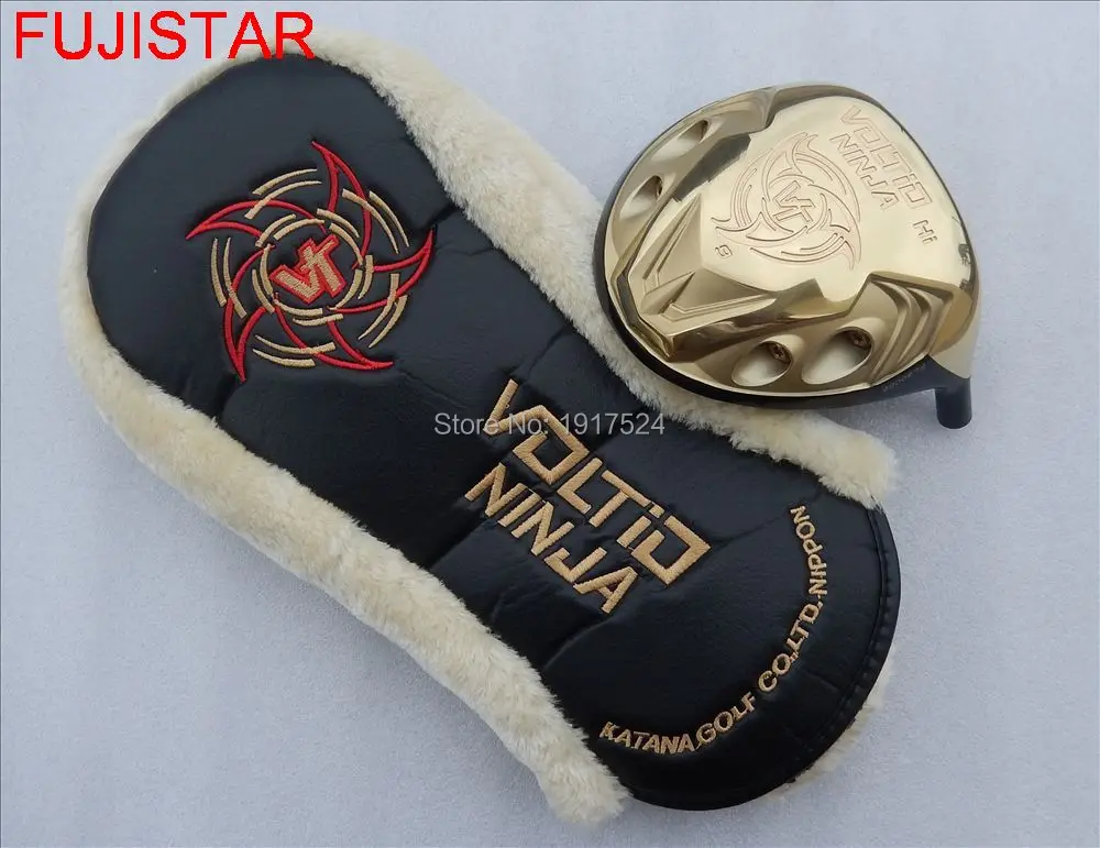 Новая титановая головка водителя для гольфа FUJISTAR GOLF VOLTIO NINJA Hi cor золотого цвета с