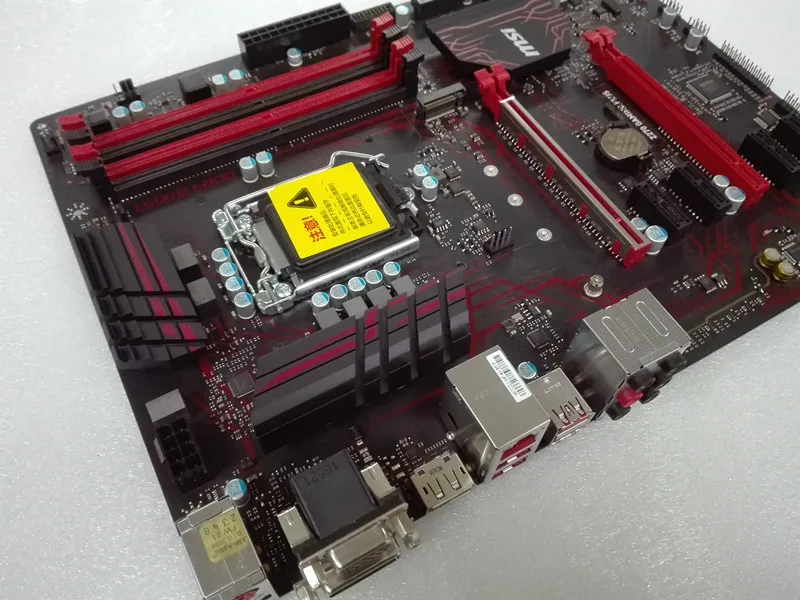 Оригинальная материнская плата для MSI Z270 GAMING PLUS DDR4 LGA 1151 64GB USB2.0 USB3.1 VGA для 14нм настольной материнской платы
