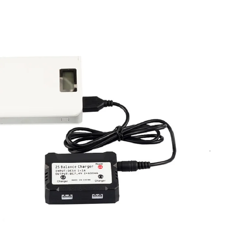 7 4 в 600 мА зарядное устройство для 2S Lipo батарея Syma X8C MJX X600 X101 BugRC игрушки штекер вход