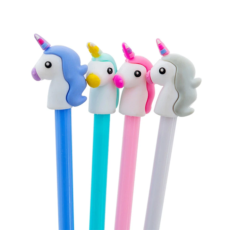 

Creative Unicorn pens Gel Pen Cute Kawaii Signature Pen Escolar Papelaria For Office & School Writing Supplies Stationery Gift