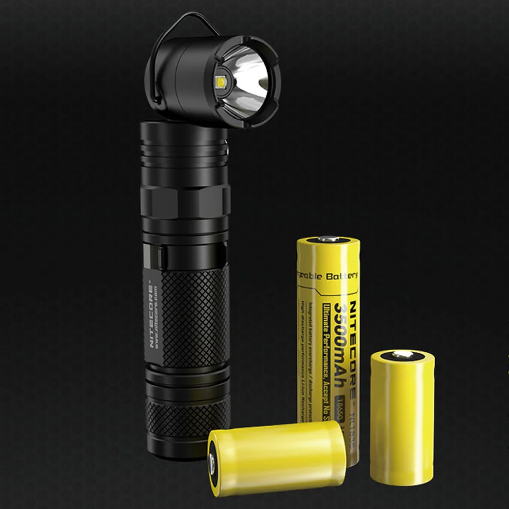 NITECORE MT21C Многофункциональный 90 градусов Регулируемый фонарик 1000LM портативный литой фонарь без батареи 18650