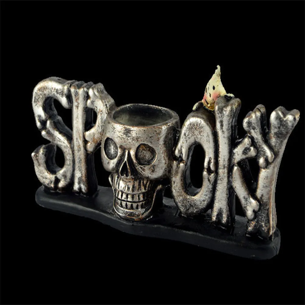В виде скелета на Хэллоуин пепельница анти-тепло экологическая аксессуары