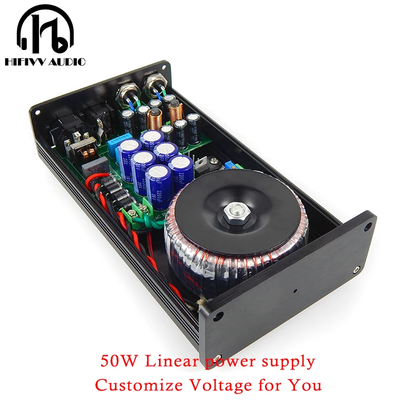 50 Вт 50ва Новый HIFI ультра низкий уровень шума линейный источник питания DC5V 9V 12V 15V 18V