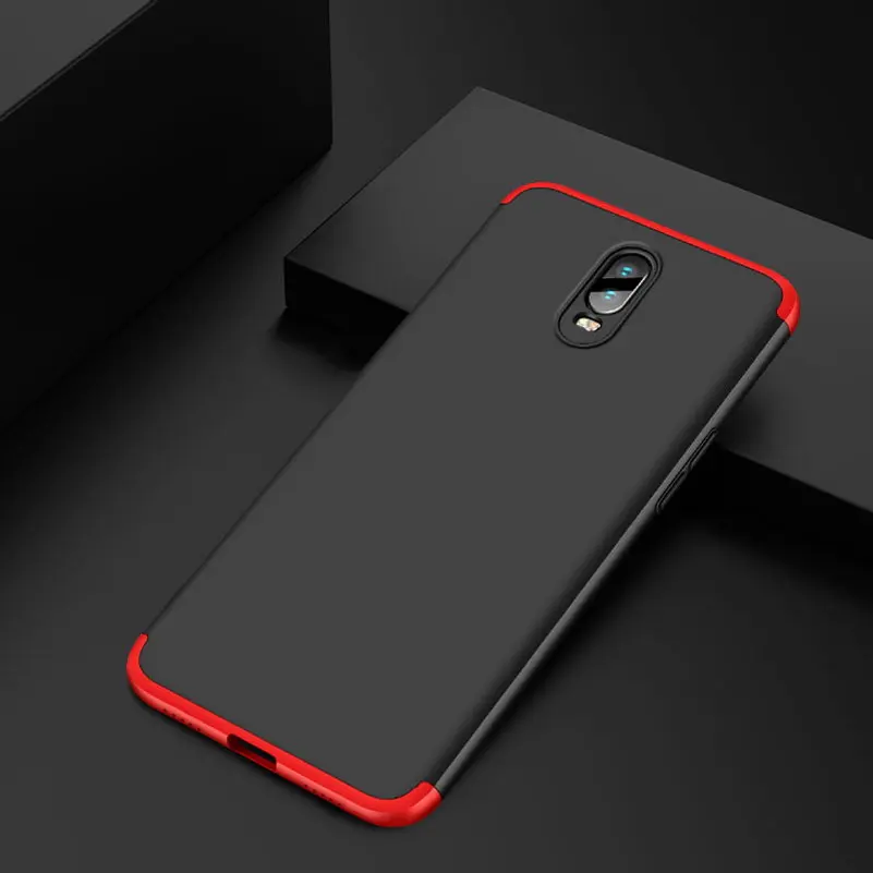 3-в-1 полный Защитный чехол для oneplus 6 T чехол на весь корпус чехол для задней крышки для One Plus 6 t oneplus 6 T 1+ 6 T жесткий чехол