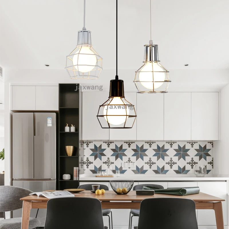 Винтажные железные светодиодные подвесные светильники промышленный подвесной