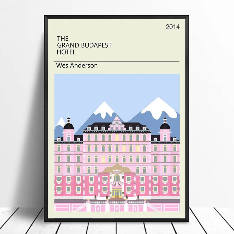 Grand Budapest отель Винтаж, классическое кино плакат домашний декор настенные изображения стена искусство живописный холст печати