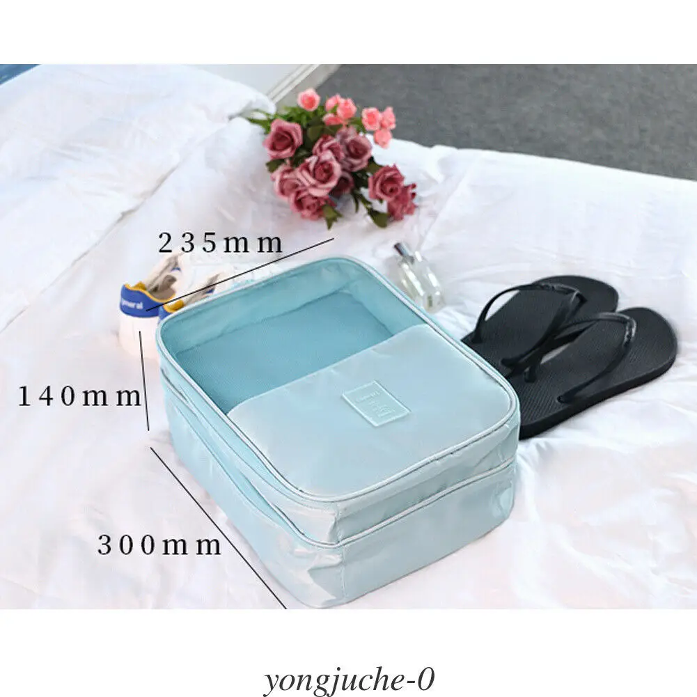 Новинка 2019 портативная Водонепроницаемая дорожная сумка для обуви на молнии с