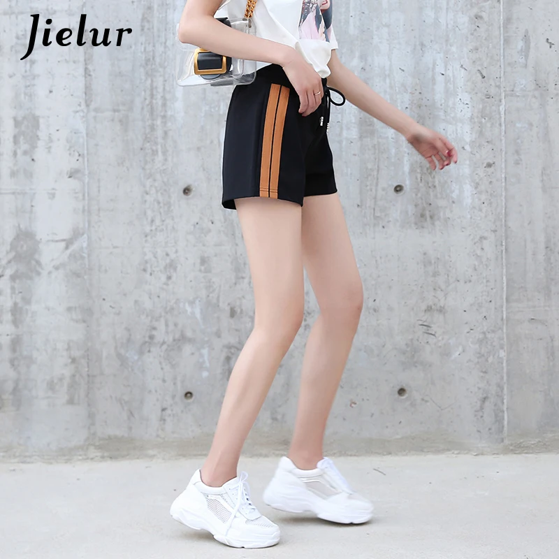Jielur шорты на шнурке женские сексуальные классические короткие черные женский