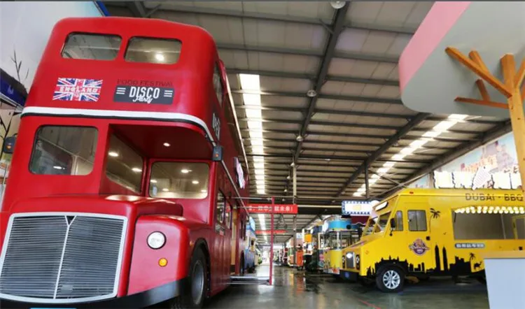 Мобильная электрическая тележка для закусок и фаст фуда/грузовик/прицеп