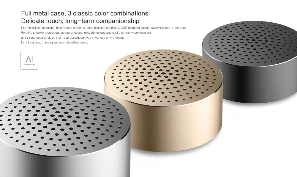 Xiaomi Bluetooth динамик Xiaomi Портативный беспроводной Bluetooth 4,0 стерео мини Mp3 плеер Музыкальный динамик Hands-free Звонки