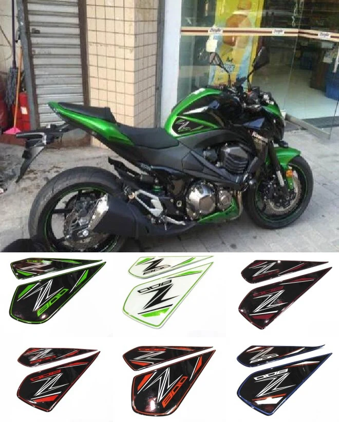 

Motorcycle car high quality side stickers 3D3M reflective fit for z800 2013 2014 2015 2016